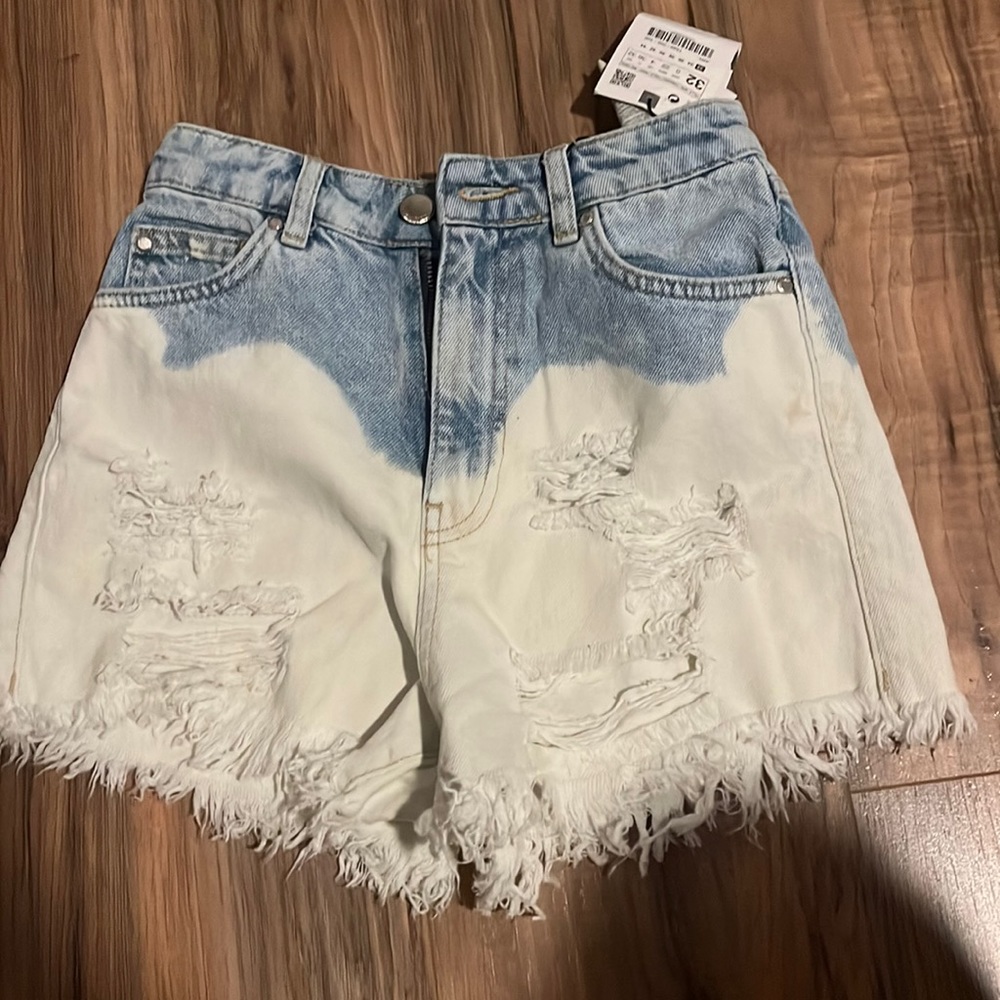 Zara high rise shorts